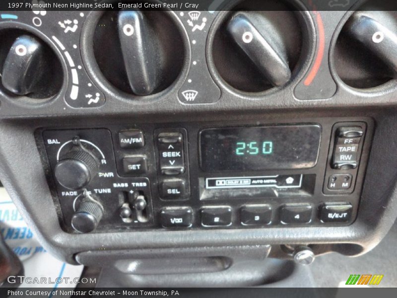 Emerald Green Pearl / Gray 1997 Plymouth Neon Highline Sedan