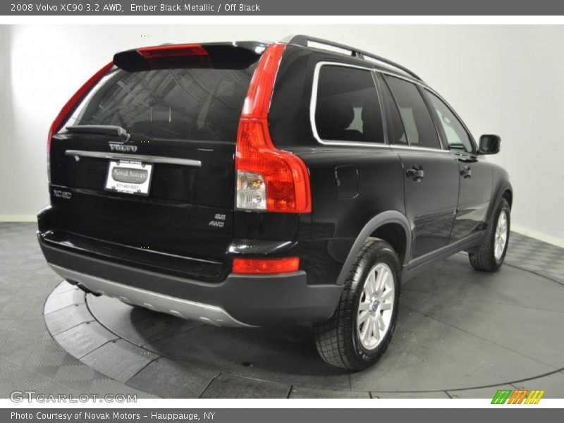 Ember Black Metallic / Off Black 2008 Volvo XC90 3.2 AWD