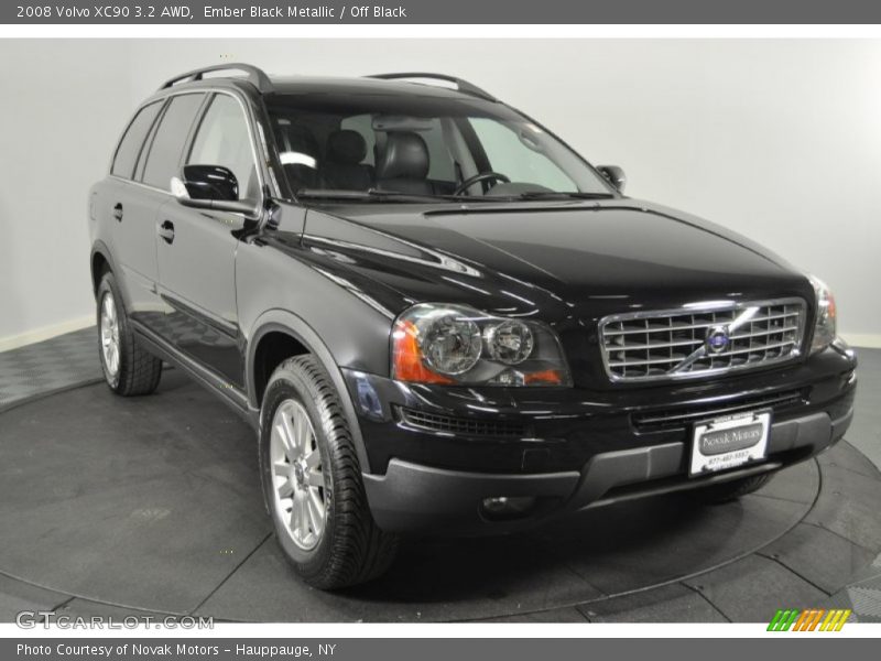 Ember Black Metallic / Off Black 2008 Volvo XC90 3.2 AWD