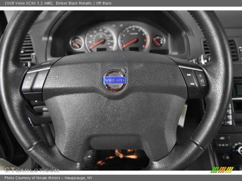 Ember Black Metallic / Off Black 2008 Volvo XC90 3.2 AWD