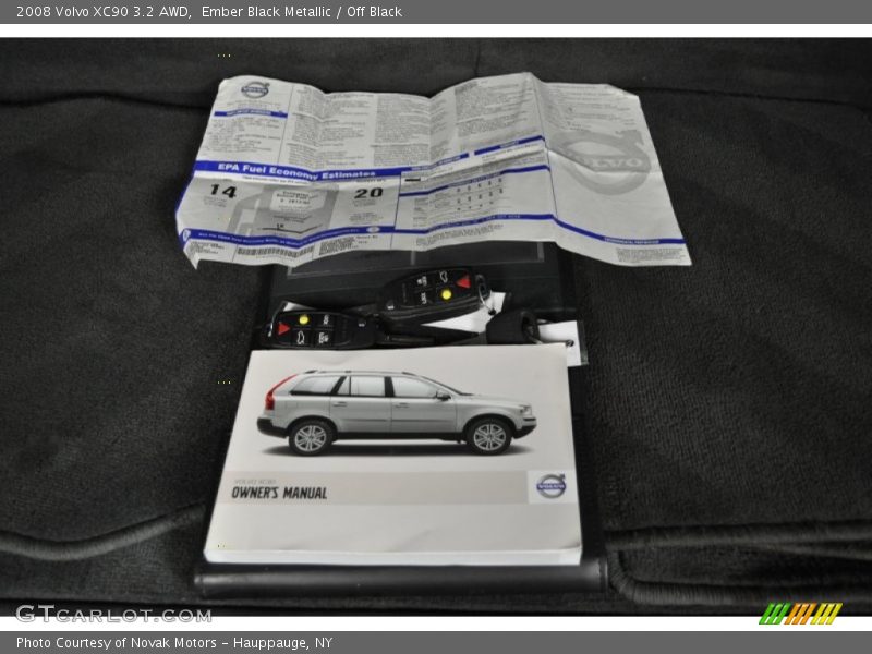 Ember Black Metallic / Off Black 2008 Volvo XC90 3.2 AWD
