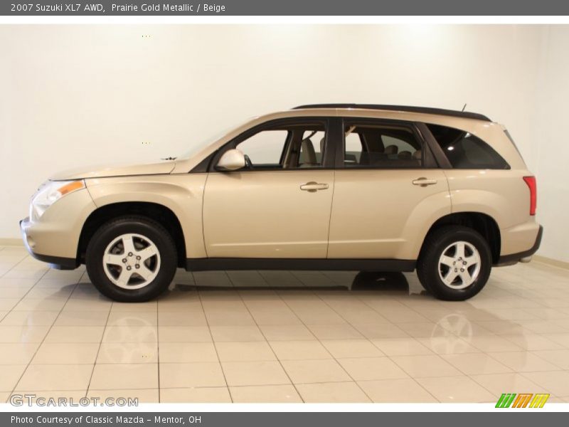 Prairie Gold Metallic / Beige 2007 Suzuki XL7 AWD