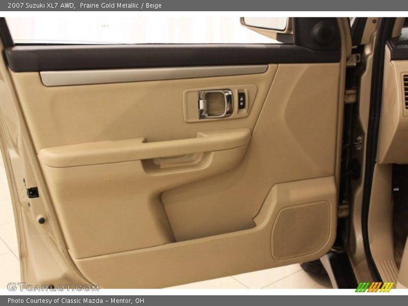 Prairie Gold Metallic / Beige 2007 Suzuki XL7 AWD