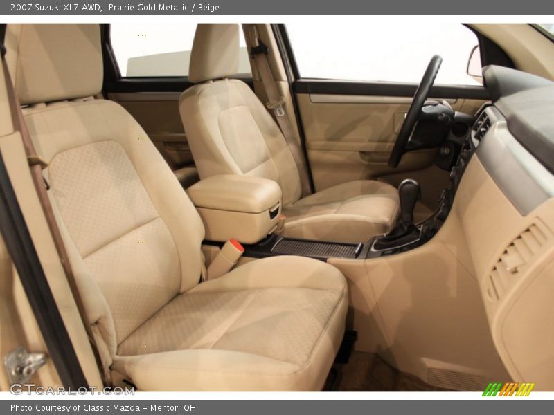 Prairie Gold Metallic / Beige 2007 Suzuki XL7 AWD