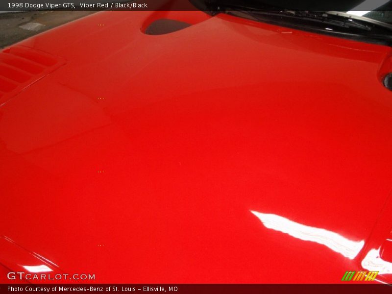 Viper Red / Black/Black 1998 Dodge Viper GTS
