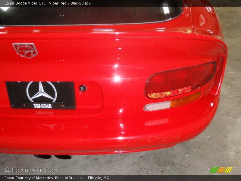 Viper Red / Black/Black 1998 Dodge Viper GTS
