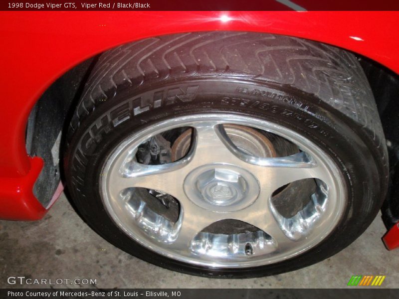 Viper Red / Black/Black 1998 Dodge Viper GTS