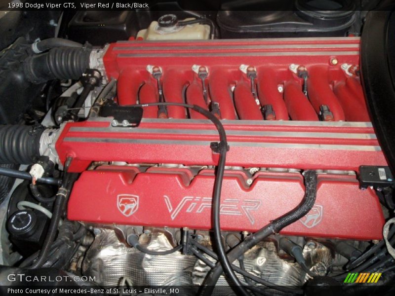  1998 Viper GTS Engine - 8.0 Liter OHV 20-Valve V10