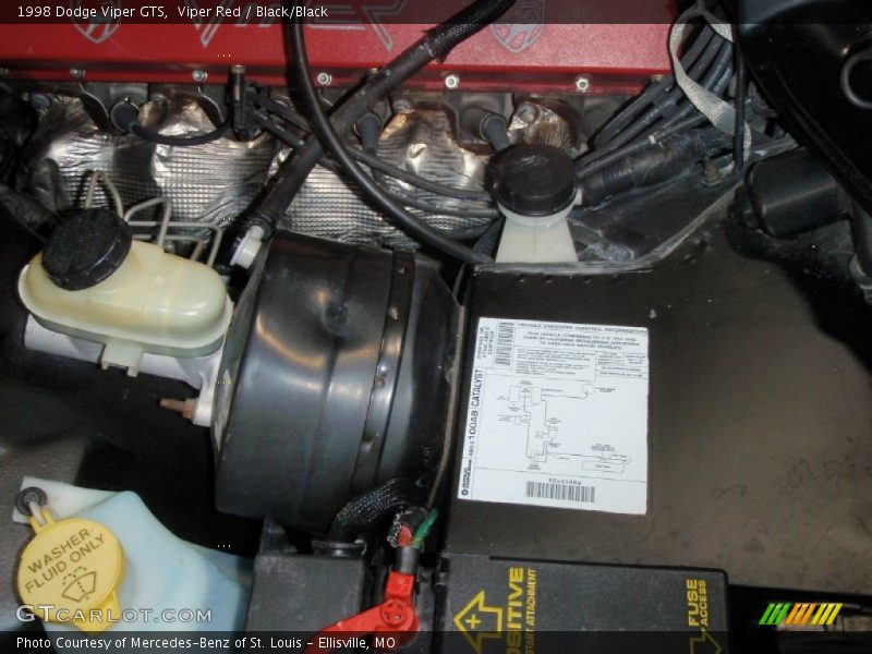  1998 Viper GTS Engine - 8.0 Liter OHV 20-Valve V10