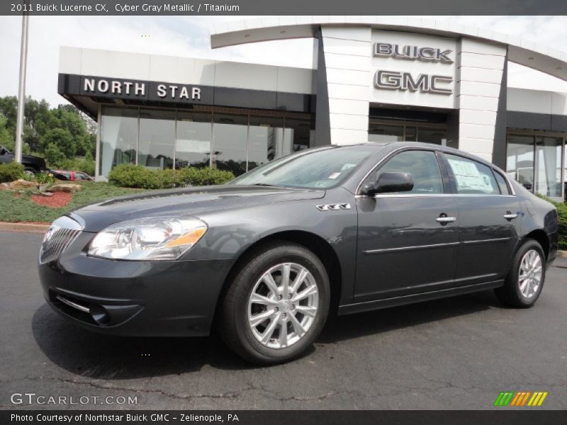 Cyber Gray Metallic / Titanium 2011 Buick Lucerne CX