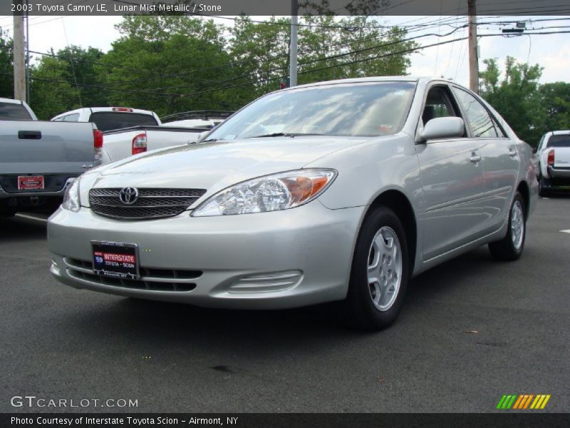 Lunar Mist Metallic / Stone 2003 Toyota Camry LE