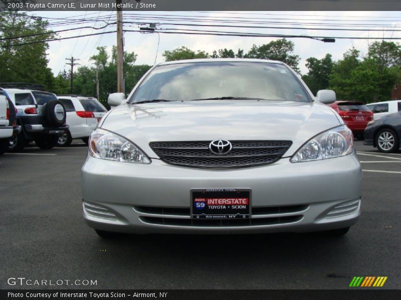 Lunar Mist Metallic / Stone 2003 Toyota Camry LE