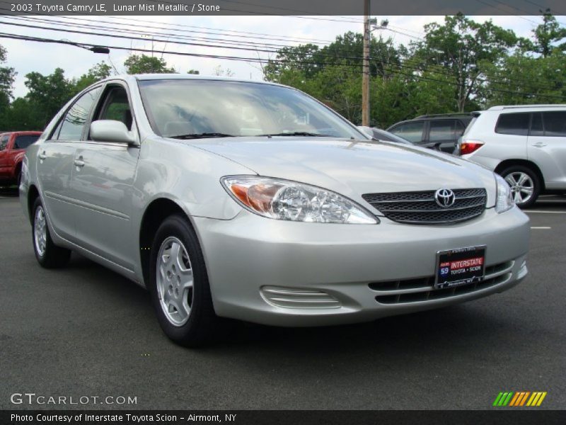 Lunar Mist Metallic / Stone 2003 Toyota Camry LE