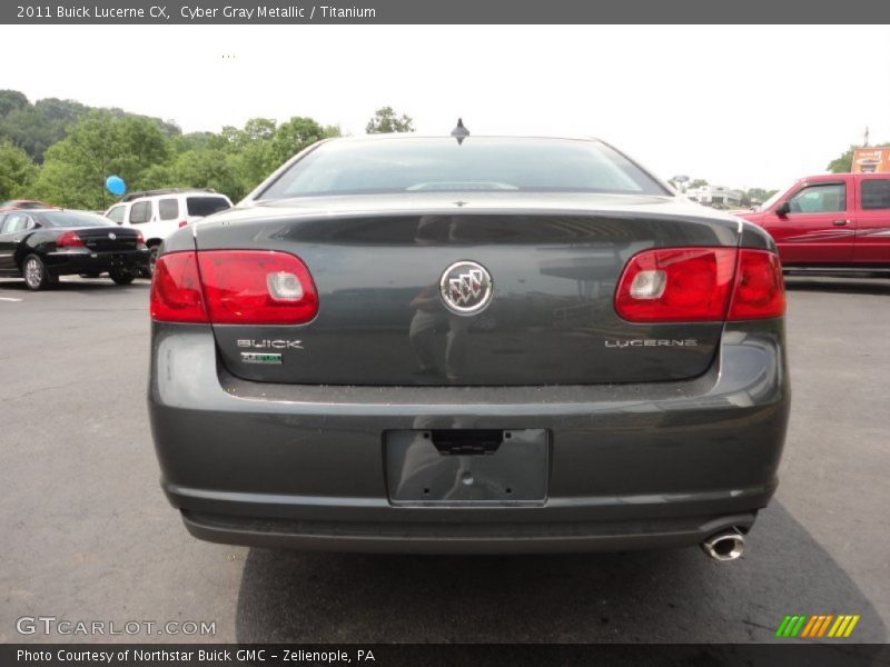 Cyber Gray Metallic / Titanium 2011 Buick Lucerne CX