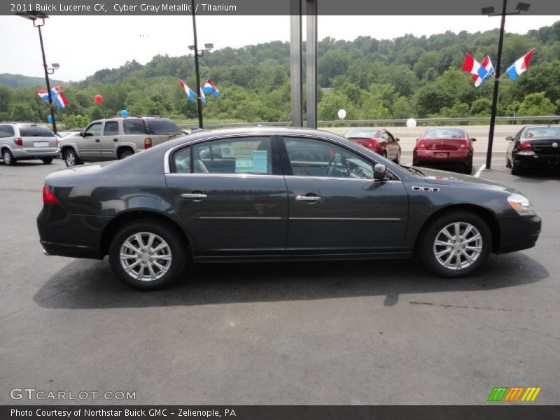Cyber Gray Metallic / Titanium 2011 Buick Lucerne CX