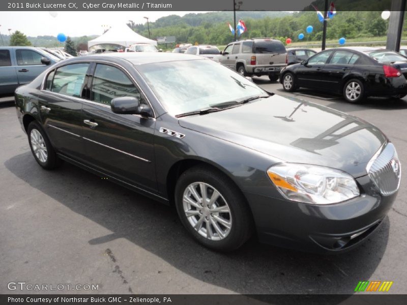 Cyber Gray Metallic / Titanium 2011 Buick Lucerne CX