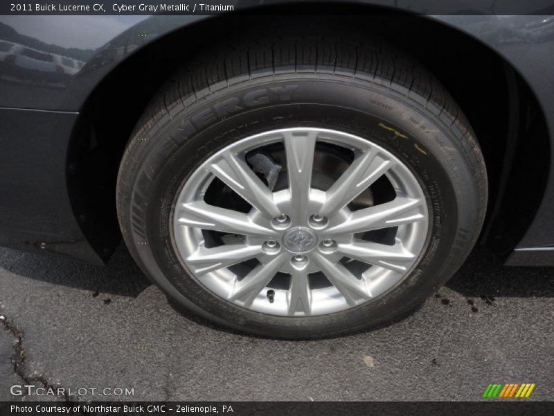 Cyber Gray Metallic / Titanium 2011 Buick Lucerne CX
