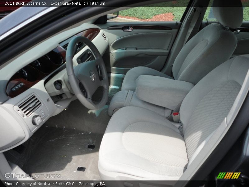 Cyber Gray Metallic / Titanium 2011 Buick Lucerne CX