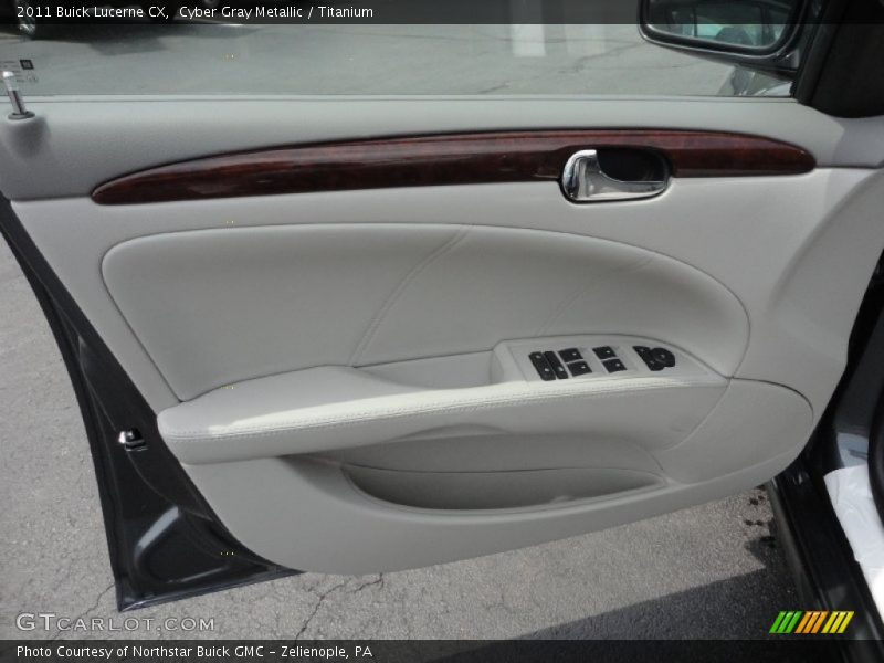 Cyber Gray Metallic / Titanium 2011 Buick Lucerne CX