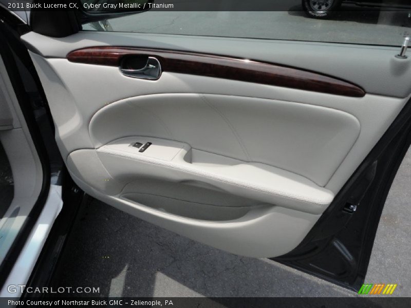 Cyber Gray Metallic / Titanium 2011 Buick Lucerne CX