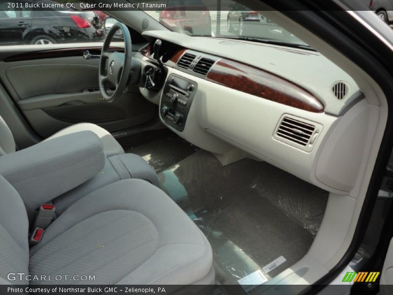 Cyber Gray Metallic / Titanium 2011 Buick Lucerne CX