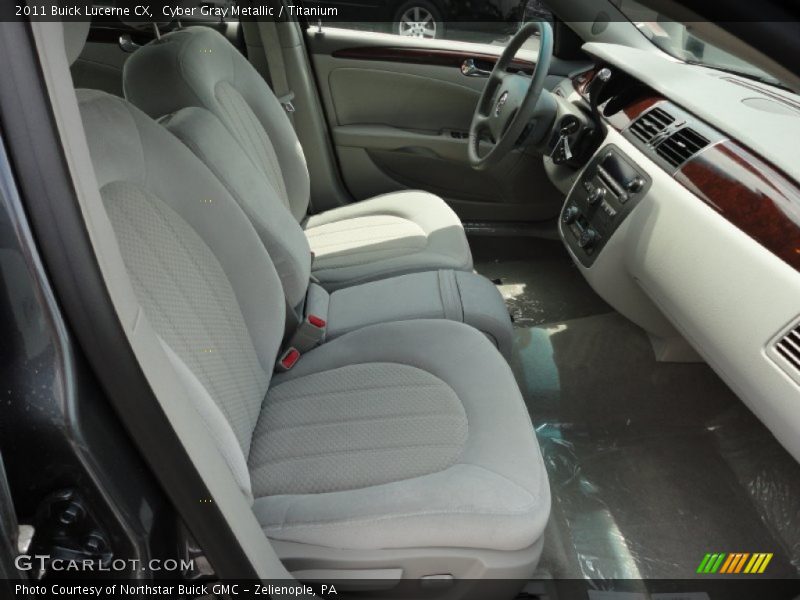Cyber Gray Metallic / Titanium 2011 Buick Lucerne CX