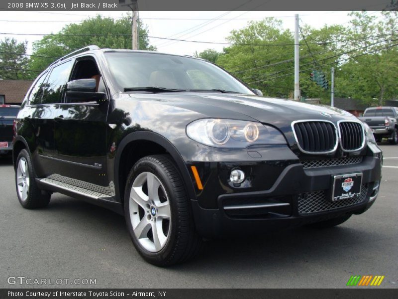 Jet Black / Black 2008 BMW X5 3.0si