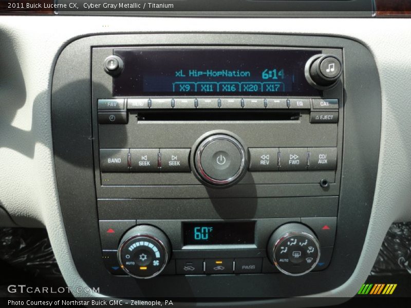 Cyber Gray Metallic / Titanium 2011 Buick Lucerne CX
