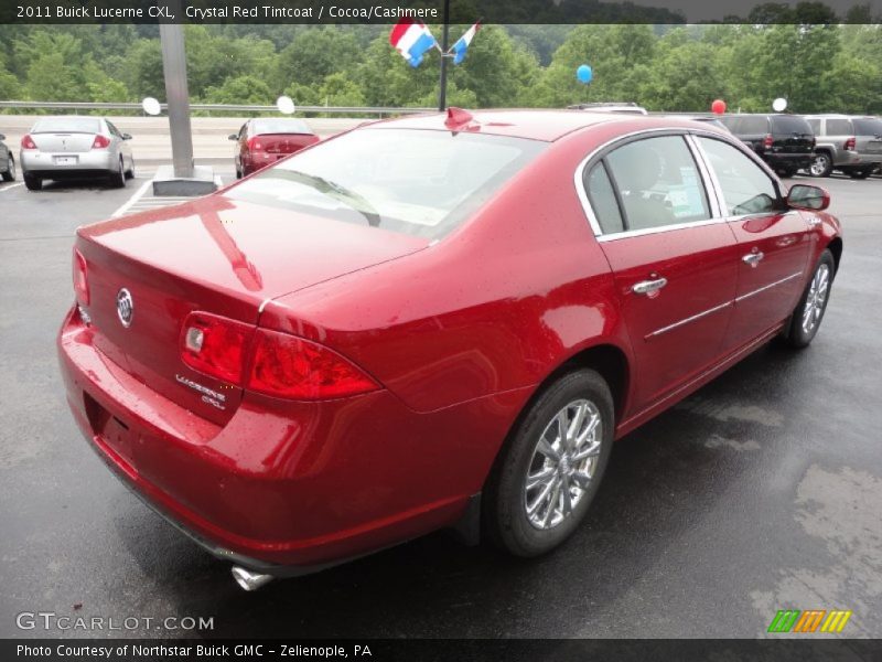 Crystal Red Tintcoat / Cocoa/Cashmere 2011 Buick Lucerne CXL