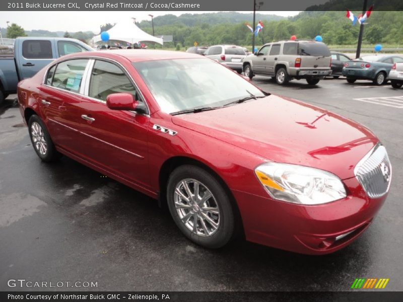 Crystal Red Tintcoat / Cocoa/Cashmere 2011 Buick Lucerne CXL