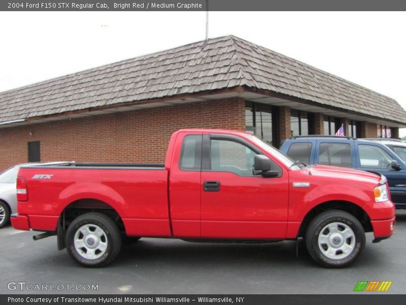 Bright Red / Medium Graphite 2004 Ford F150 STX Regular Cab