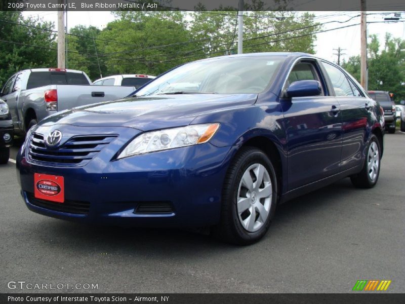 Blue Ribbon Metallic / Ash 2009 Toyota Camry LE