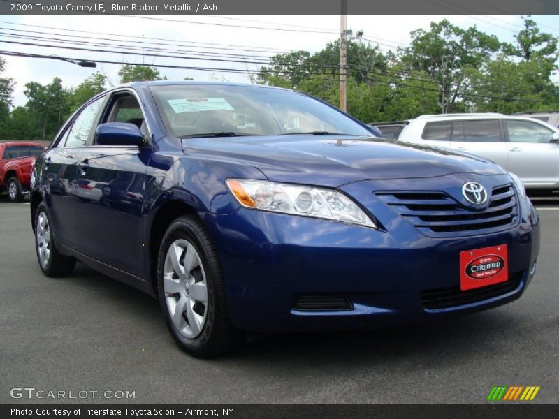 Blue Ribbon Metallic / Ash 2009 Toyota Camry LE