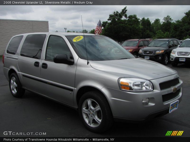 Silverstone Metallic / Medium Gray 2008 Chevrolet Uplander LS