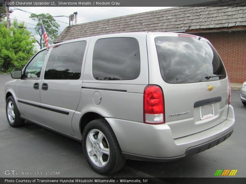 Silverstone Metallic / Medium Gray 2008 Chevrolet Uplander LS
