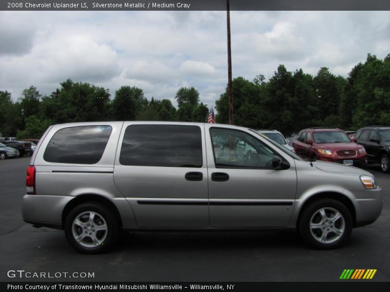 Silverstone Metallic / Medium Gray 2008 Chevrolet Uplander LS