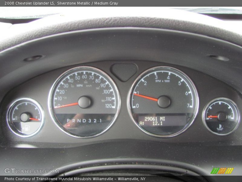 Silverstone Metallic / Medium Gray 2008 Chevrolet Uplander LS