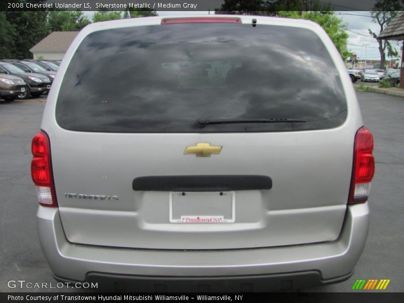 Silverstone Metallic / Medium Gray 2008 Chevrolet Uplander LS
