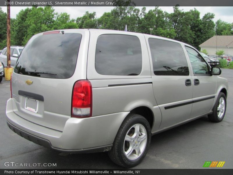 Silverstone Metallic / Medium Gray 2008 Chevrolet Uplander LS