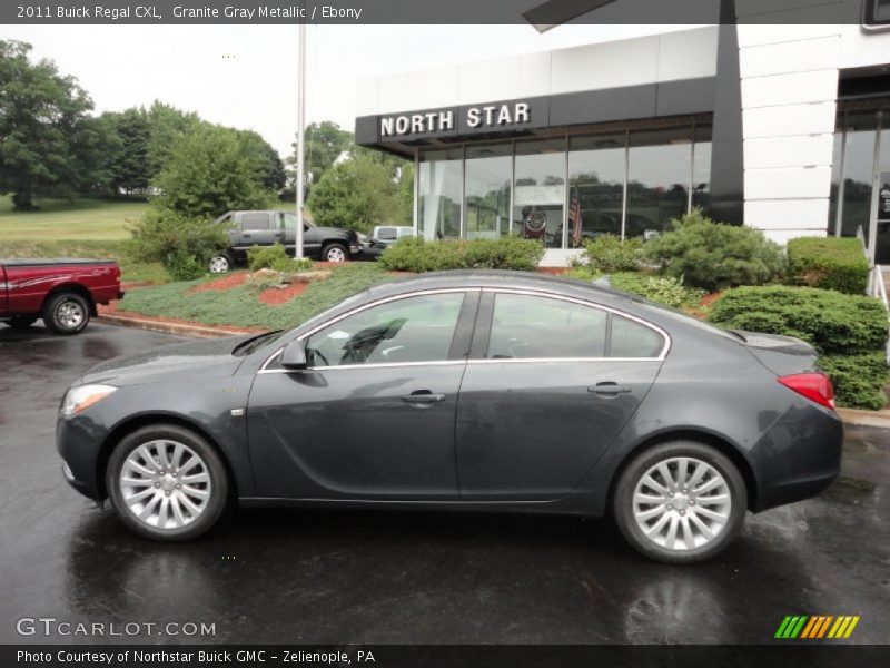 Granite Gray Metallic / Ebony 2011 Buick Regal CXL