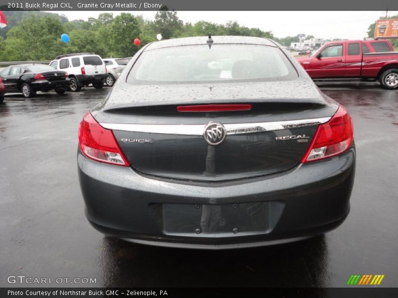 Granite Gray Metallic / Ebony 2011 Buick Regal CXL