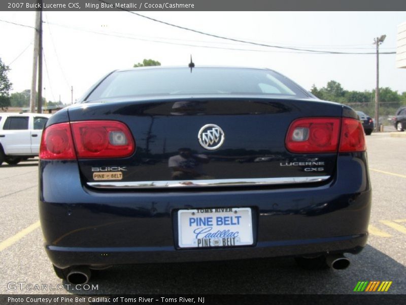 Ming Blue Metallic / Cocoa/Cashmere 2007 Buick Lucerne CXS