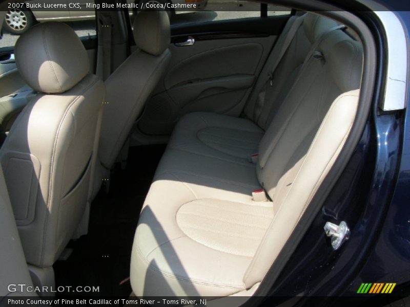 Ming Blue Metallic / Cocoa/Cashmere 2007 Buick Lucerne CXS