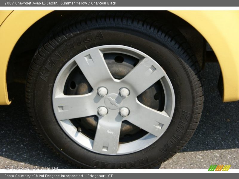 Summer Yellow / Charcoal Black 2007 Chevrolet Aveo LS Sedan