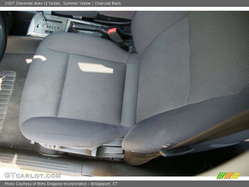 Summer Yellow / Charcoal Black 2007 Chevrolet Aveo LS Sedan