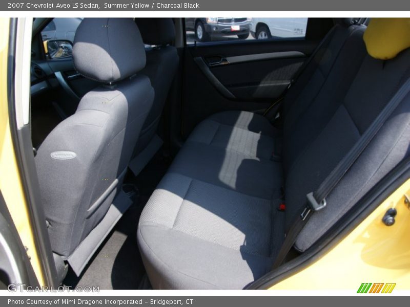 Summer Yellow / Charcoal Black 2007 Chevrolet Aveo LS Sedan