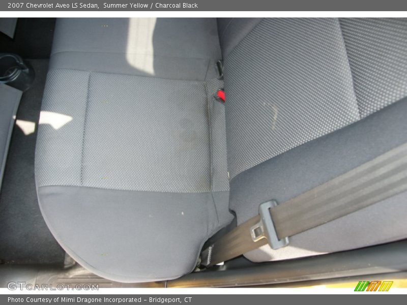 Summer Yellow / Charcoal Black 2007 Chevrolet Aveo LS Sedan
