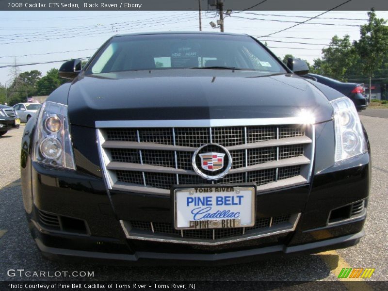 Black Raven / Ebony 2008 Cadillac CTS Sedan