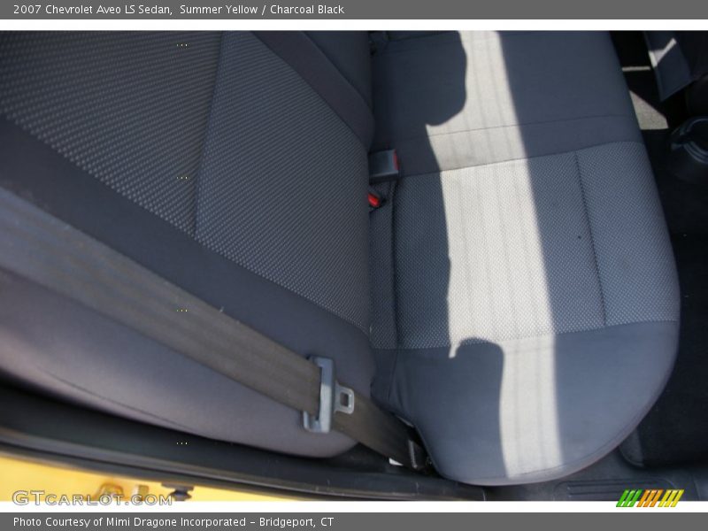 Summer Yellow / Charcoal Black 2007 Chevrolet Aveo LS Sedan