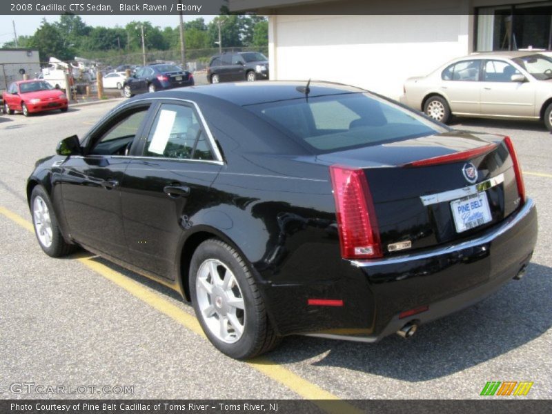 Black Raven / Ebony 2008 Cadillac CTS Sedan